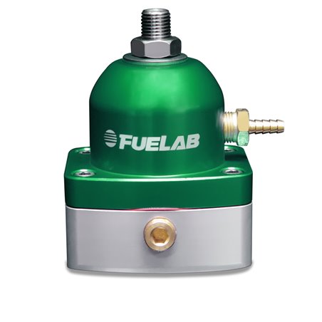 Fuelab 525 EFI Adjustable FPR In-Line 25-90 PSI (1) -6AN In (1) -6AN Return - Green