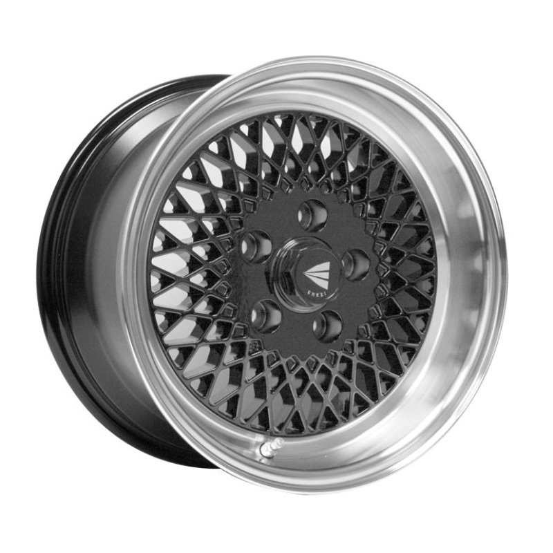 Enkei92 Classic Line 15x7 38mm Offset 5x114.3 Bolt Pattern Black Wheel