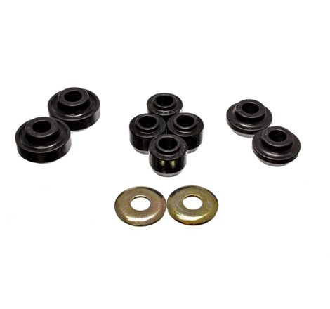 Energy Suspension 86-95 Ford Taurus Black Front Strut Rod Bushing Set