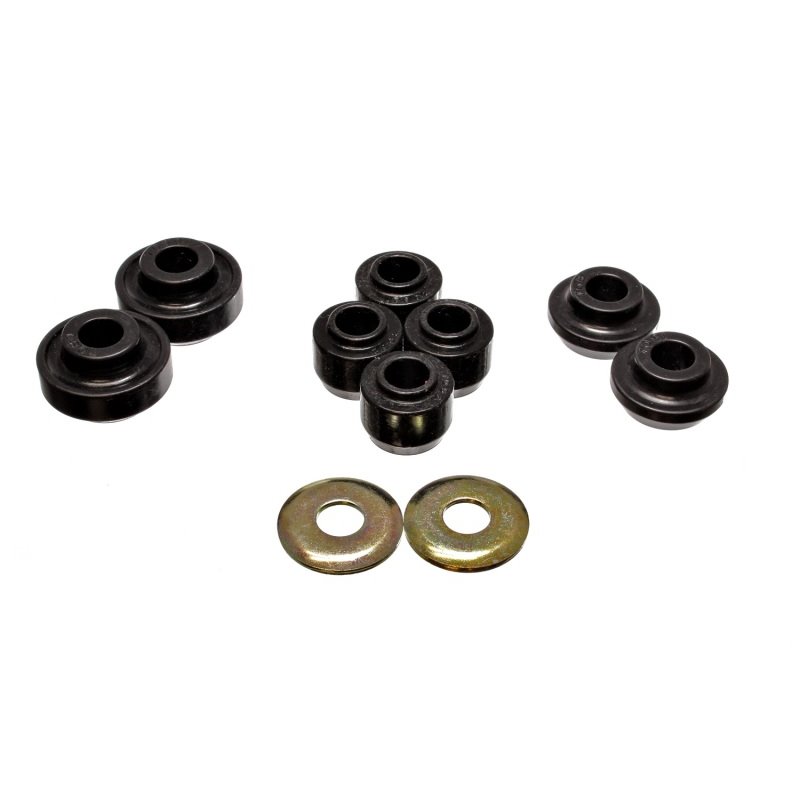 Energy Suspension 86-95 Ford Taurus Black Front Strut Rod Bushing Set