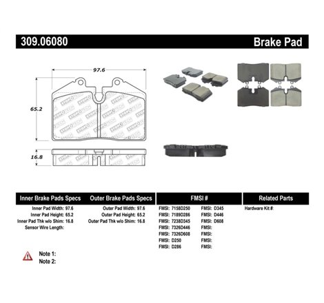 StopTech Performance Pad