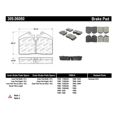 StopTech Performance Pad