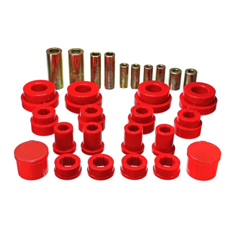 Energy Suspension 02-09 350Z / 03-07 Infiniti G35 Red Front Control Arm Bushing Set