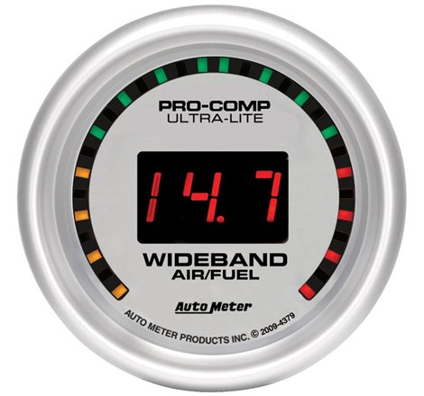 Autometer Ultra-Lite 52mm Digital Wideband Air/Fuel Ratio Street Gauge