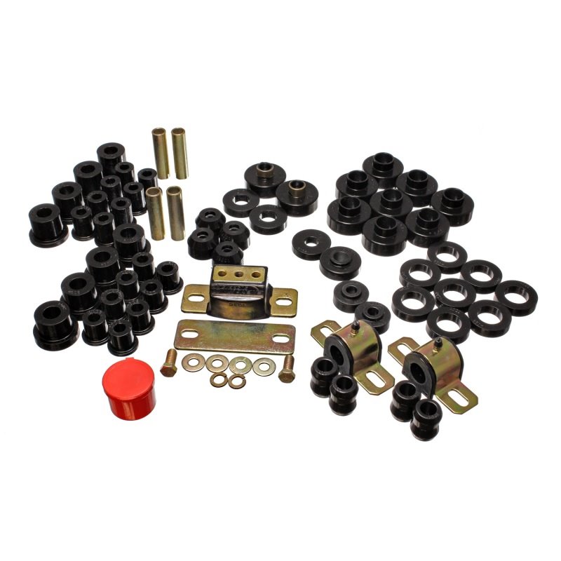 Energy Suspension 76-79 Jeep CJ/CJ7 Black Hyper-Flex Master Bushing Set