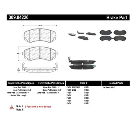 StopTech Performance 89-06/96 Nissan 240SX Front Brake Pads