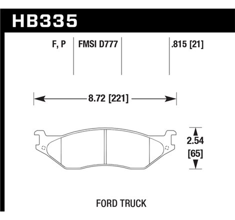 Hawk 99-04 Ford F-450  / 98-04 F53 / 01-04 F-550  Street Front & Rear Brake Pads