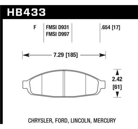 Hawk HPS Street Brake Pads