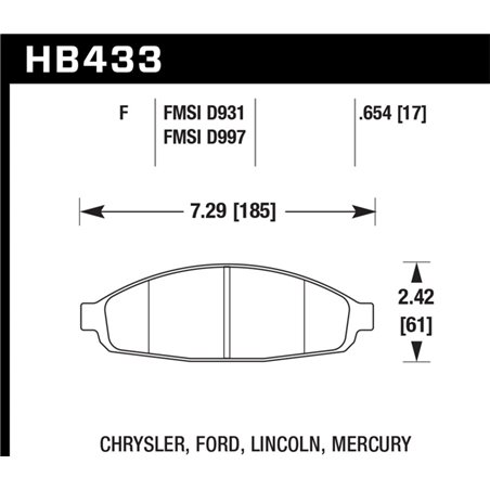 Hawk HPS Street Brake Pads