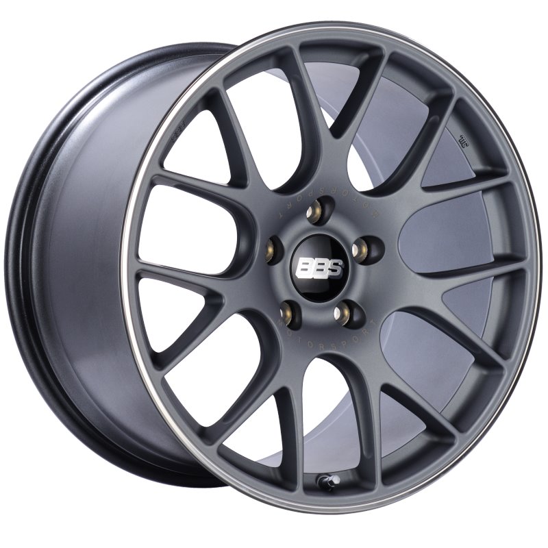 BBS CH-R 20x11.5 5x130 ET65 CB71.6 Satin Titanium Polished Rim Protector Wheel