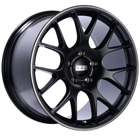 BBS CH-R 20x11.5 5x130 ET65 CB71.6 Satin Black Polished Rim Protector Wheel