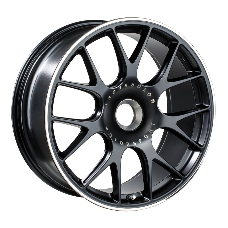 BBS CH-R 20x9 CL ET51 CB84 Satin Black Polished Rim Protector Wheel