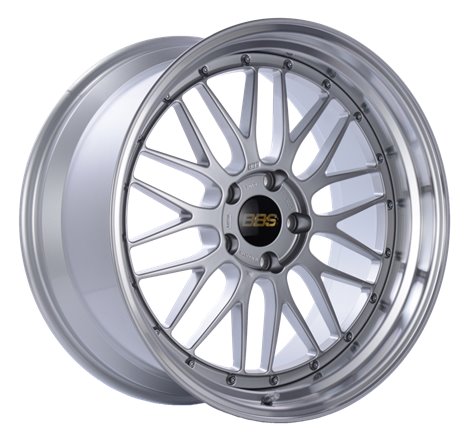 BBS LM 20x10 5x120 ET20 Diamond Silver Center Diamond Cut Lip Wheel -82mm PFS/Clip Required