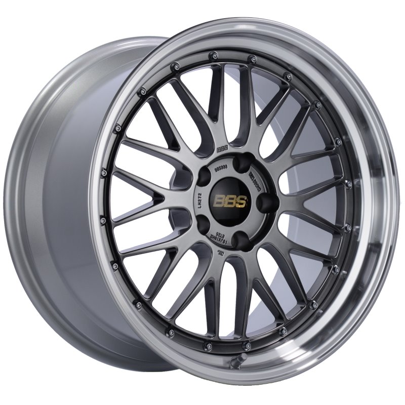 BBS LM 19x9.5 5x120 ET48 Diamond Black Center Diamond Cut Lip Wheel -82mm PFS/Clip Required