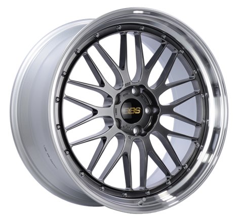 BBS LM 21x10 5x120 ET38 Diamond Black Center Diamond Cut Lip Wheel -82mm PFS/Clip Required