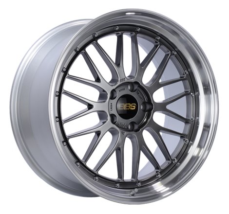 BBS LM 20x10 5x120 ET33 Diamond Black Center Diamond Cut Lip Wheel -82mm PFS/Clip Required