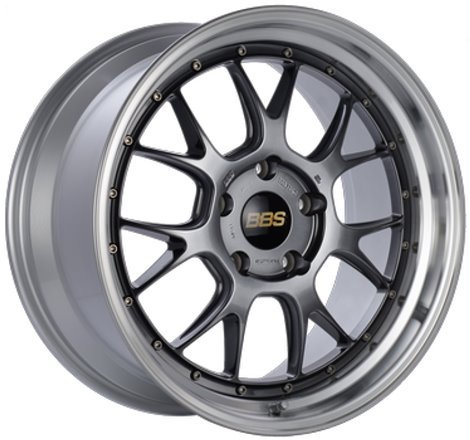 BBS LM-R 19x9.5 5x112 ET38 Diamond Black Center Diamond Cut Lip Wheel -82mm PFS/Clip Required