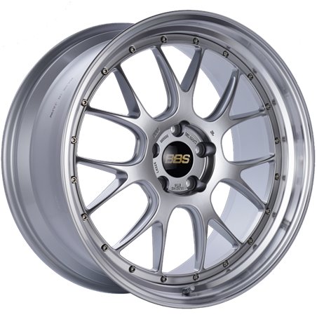 BBS LM-R 21x10 5x120 ET35 Diamond Silver Center Diamond Cut Lip Wheel -82mm PFS/Clip Required