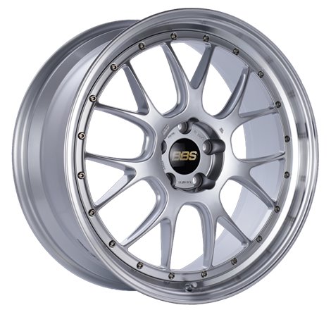 BBS LM-R 21x9 5x120 ET32 Diamond Silver Center Diamond Cut Lip Wheel -82mm PFS/Clip Required