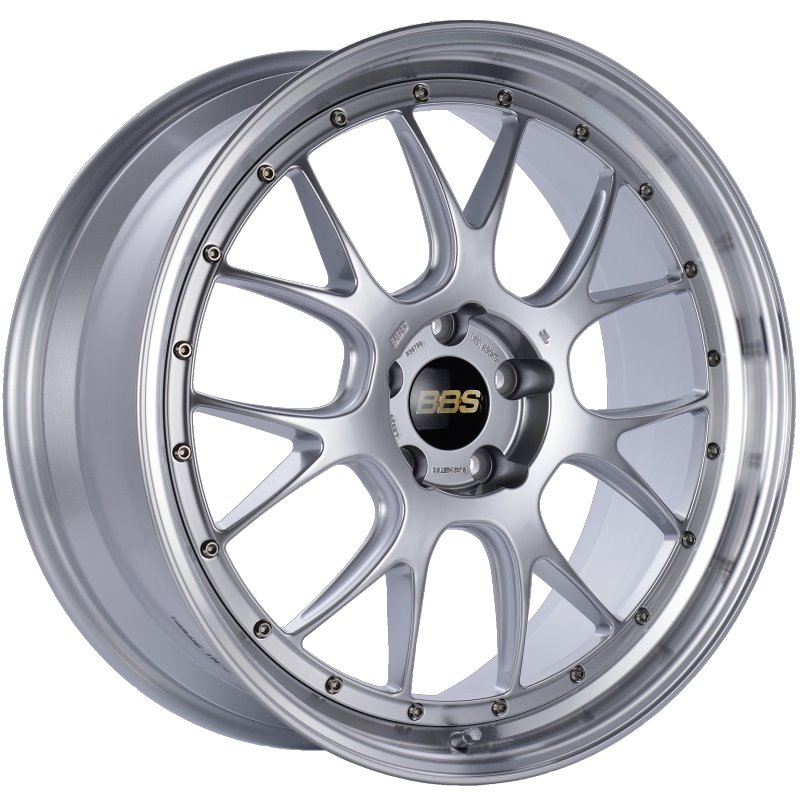 BBS LM-R 21x9 5x120 ET32 Diamond Silver Center Diamond Cut Lip Wheel -82mm PFS/Clip Required