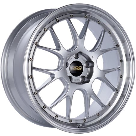 BBS LM-R 21x9 5x120 ET32 Diamond Silver Center Diamond Cut Lip Wheel -82mm PFS/Clip Required