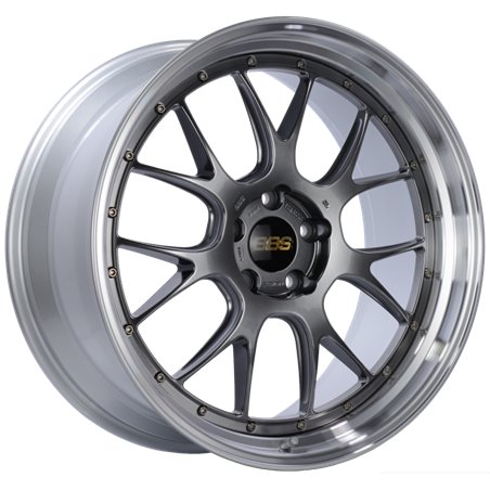 BBS LM-R 21x10 5x120 ET35 Diamond Black Center Diamond Cut Lip Wheel -82mm PFS/Clip Required