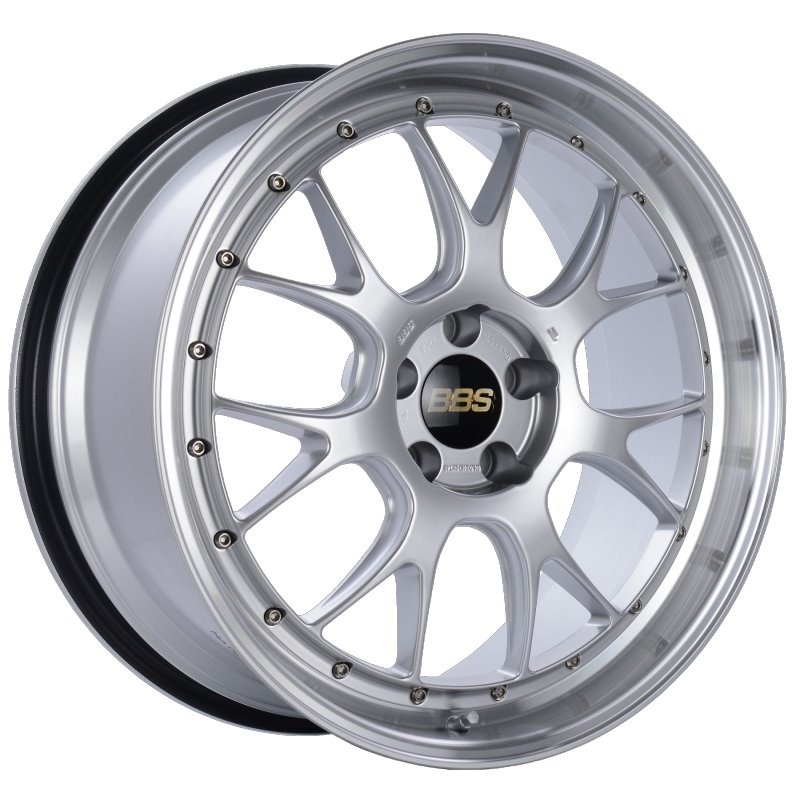 BBS LM-R 20x9.5 5x114.3 ET40 CB66 Diamond Silver Center Diamond Cut Lip Wheel