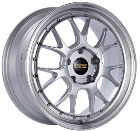 BBS LM-R 19x8.5 5x130 ET55 CB71.6 Diamond Silver Center Diamond Cut Lip Wheel