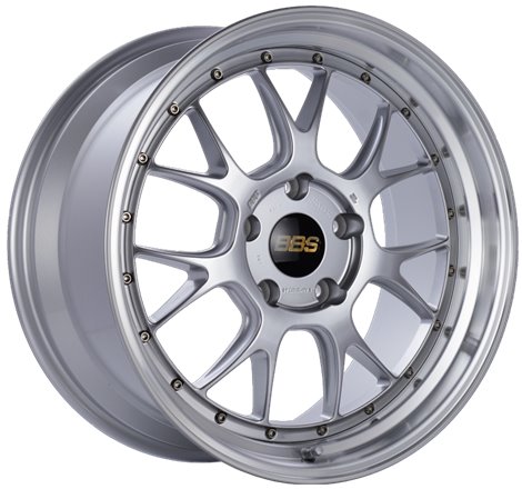 BBS LM-R 19x9.5 5x130 ET40 CB71.6 Diamond Silver Center Diamond Cut Lip Wheel