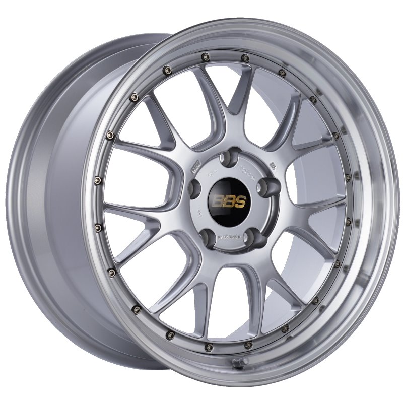 BBS LM-R 19x9.5 5x130 ET40 CB71.6 Diamond Silver Center Diamond Cut Lip Wheel