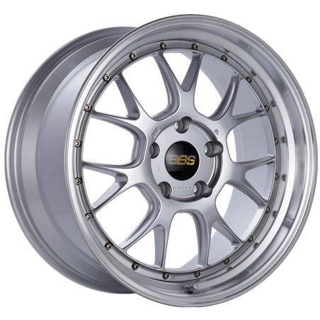 BBS LM-R 19x9.5 5x130 ET40 CB71.6 Diamond Silver Center Diamond Cut Lip Wheel