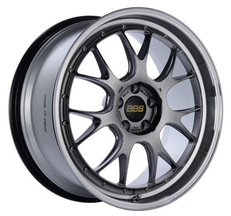 BBS LM-R 20x9.5 5x114.3 ET40 CB66 Diamond Black Center Diamond Cut Lip Wheel