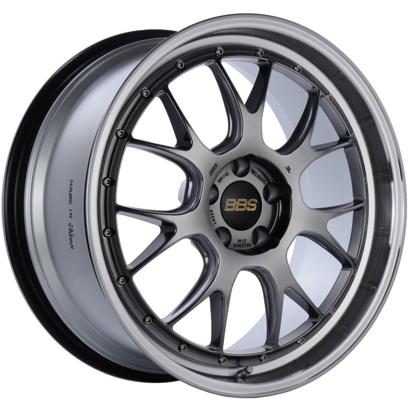 BBS LM-R 20x9.5 5x114.3 ET40 CB66 Diamond Black Center Diamond Cut Lip Wheel