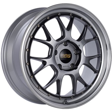 BBS LM-R 19x8.5 5x130 ET55 CB71.6 Diamond Black Center Diamond Cut Lip Wheel