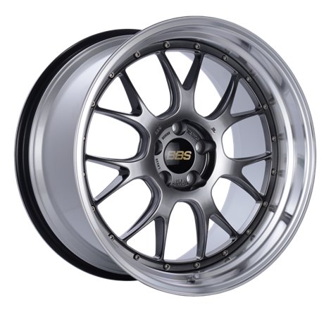 BBS LM-R 20x11 5x114.3 ET20 CB66 Diamond Black Center Diamond Cut Lip Wheel