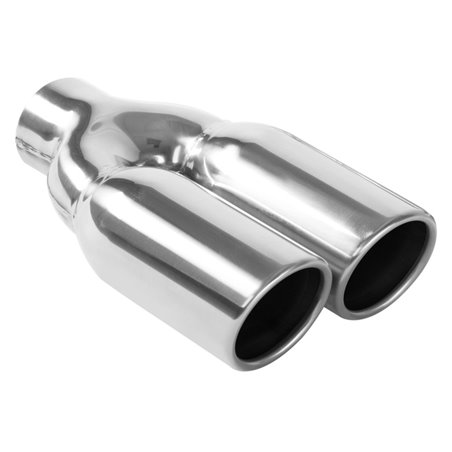 MagnaFlow Tip 1-Pk Dual Rnd Re DW 3x10 2.2