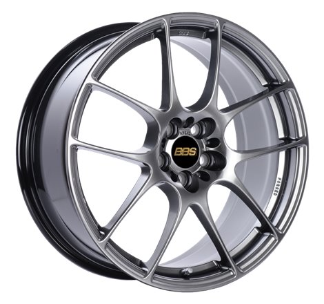 BBS RF 18x8 5x114.3 ET43 Diamond Black Wheel -82mm PFS/Clip Required