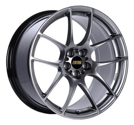 BBS RF 18x9 5x114.3 ET48 Diamond Black Wheel -82mm PFS/Clip Required