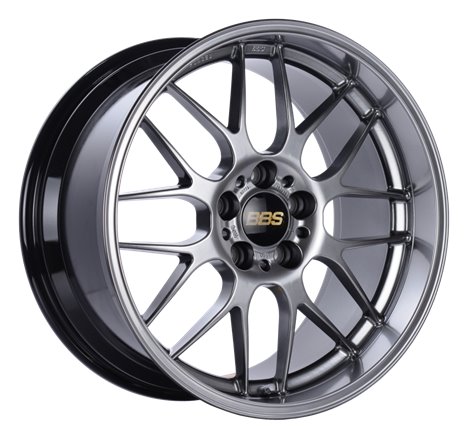 BBS RG-R 19x8.5 5x114.3 ET18 Diamond Black Wheel -82mm PFS/Clip Required