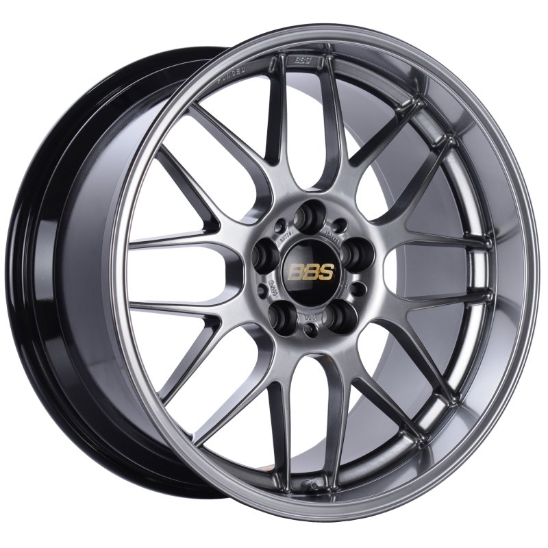 BBS RG-R 19x9.5 5x114.3 ET22 Diamond Black Wheel -82mm PFS/Clip Required