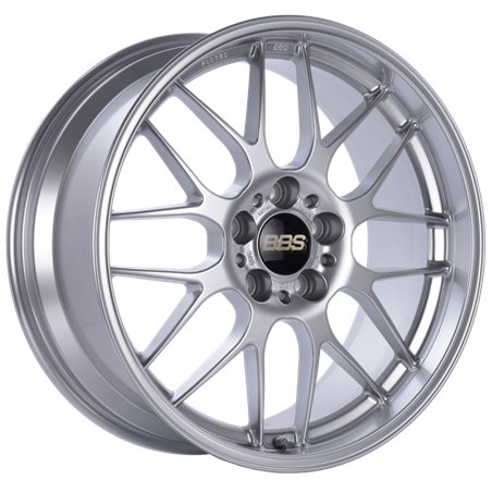 BBS RG-R 18x8.5 5x120 ET22 Diamond Silver Wheel -82mm PFS/Clip Required