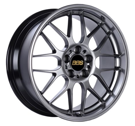 BBS RG-R 18x8.5 5x120 ET22 Diamond Black Wheel -82mm PFS/Clip Required