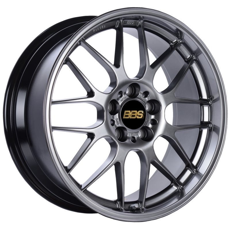 BBS RG-R 18x8.5 5x120 ET22 Diamond Black Wheel -82mm PFS/Clip Required