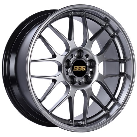 BBS RG-R 18x8.5 5x120 ET22 Diamond Black Wheel -82mm PFS/Clip Required