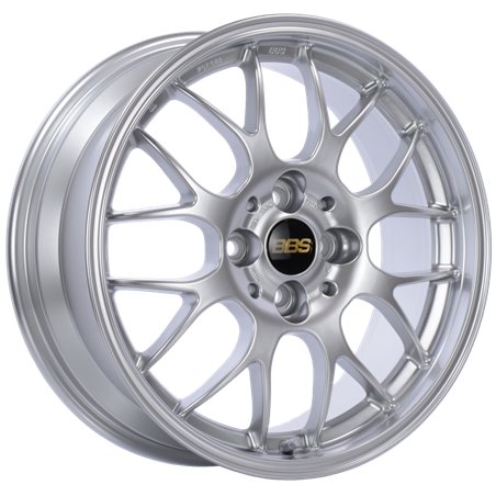 BBS RG-R 17x9 5x120 ET42 Diamond Silver Wheel -82mm PFS/Clip Required