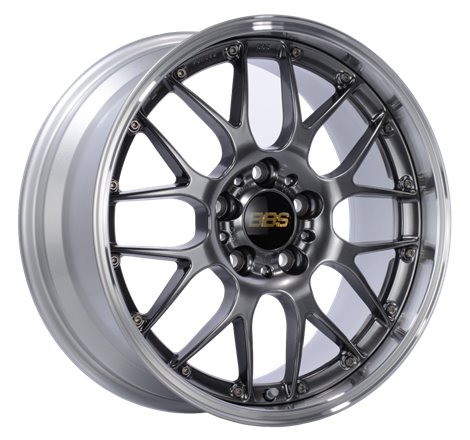 BBS RS-GT 19x8.5 5x114.3 ET30 Diamond Black Center Diamond Cut Lip Wheel -82mm PFS/Clip Required