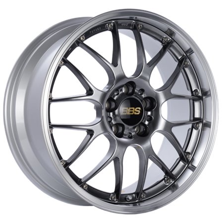 BBS RS-GT 20x8.5 5x114.3 ET38 Diamond Black Center Diamond Cut Lip Wheel -82mm PFS/Clip Required