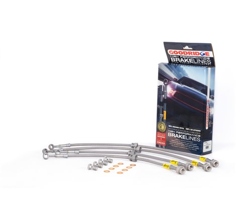 Goodridge 01-03 Mazda Protege 5 / 01-03 Protege (Rear Disc - Inc MP-3/MazdaSpeed) SS Brake Line Kit