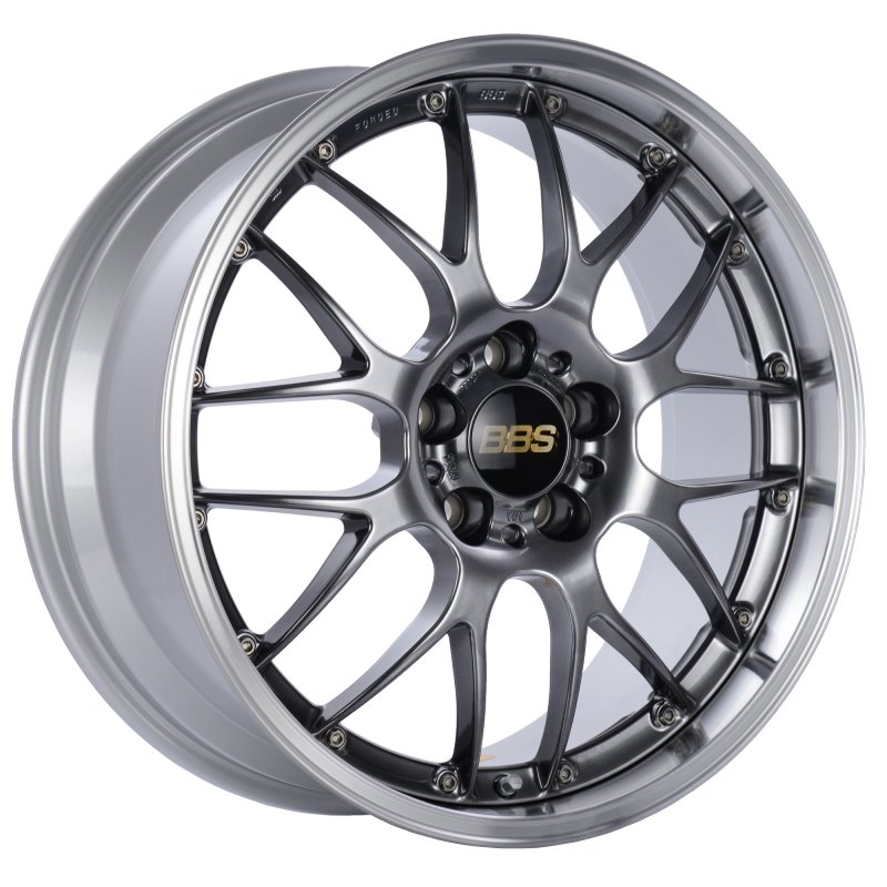 BBS RS-GT 18x8 5x130 ET50 CB71.6 Diamond Black Center Diamond Cut Lip Wheel