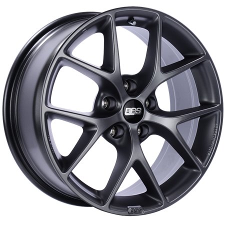 BBS SR 19x8.5 5x114.3 ET45 Satin Grey Wheel -82mm PFS/Clip Required